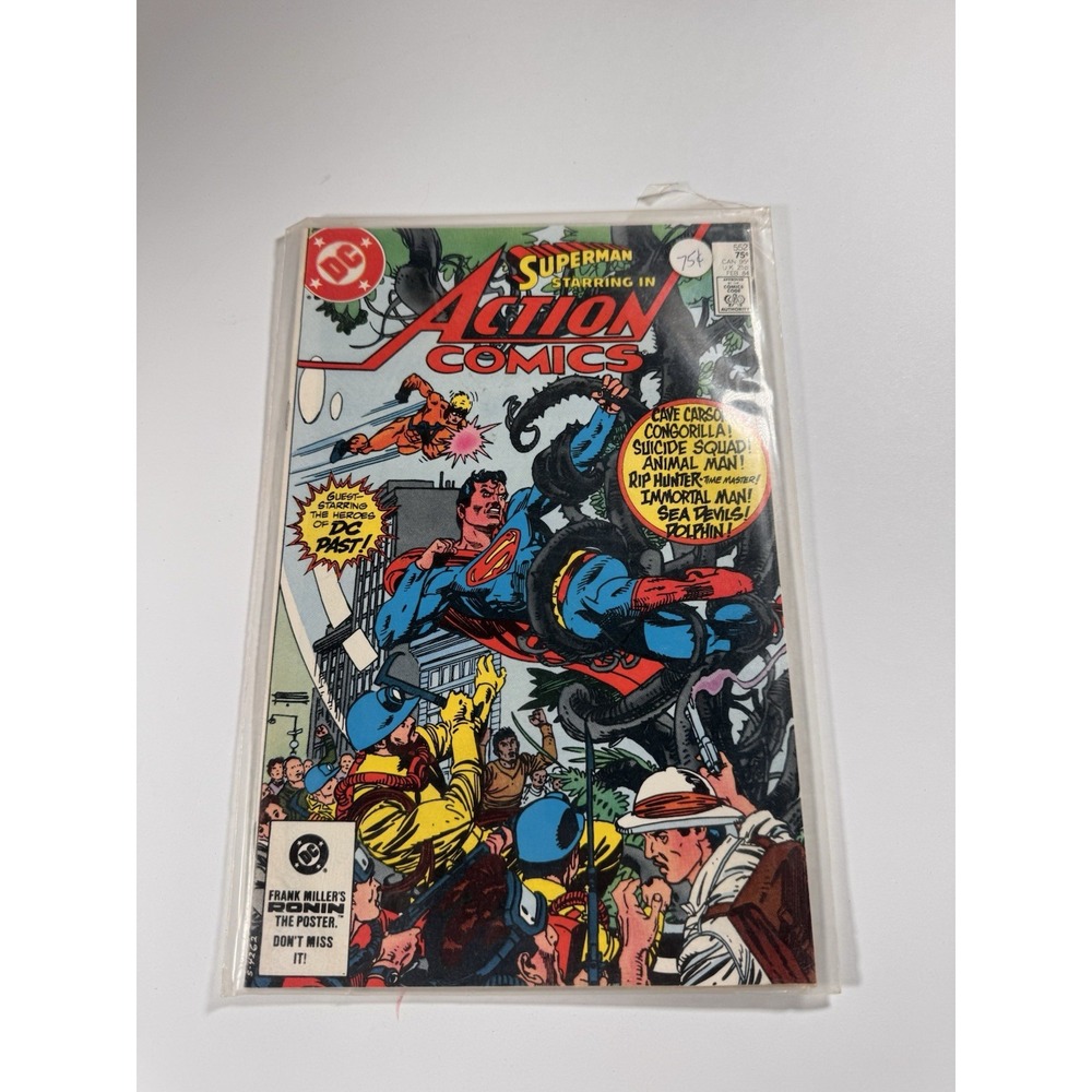 superman‎ action comics Lot (3) #552, #554, #556